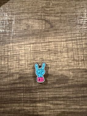 Dutch Bros Blue and Pink Hand shoe charm